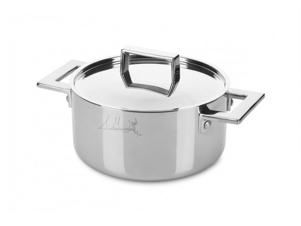 MEPRA S.P.A. Casseruola fonda 2 manici 'Attiva' con coperchio diam. 22 cm