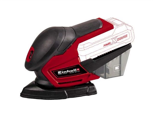 EINHELL Levigatrice multifunzione a batteria TE-OS 18/1 Li-Solo