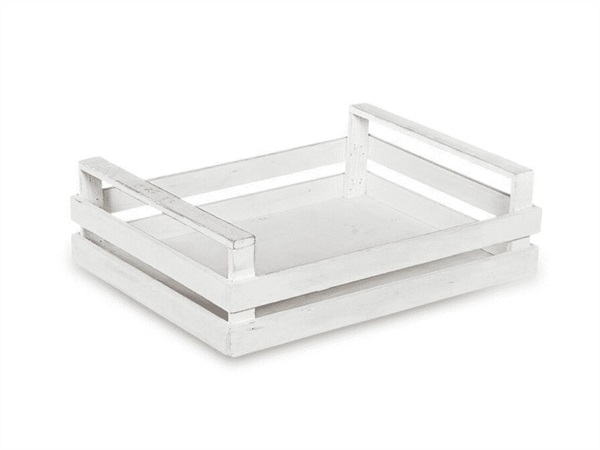 DISRAELI HOME DECOR Cassetta in legno fuocata, 38X29Xh7,5/11 cm