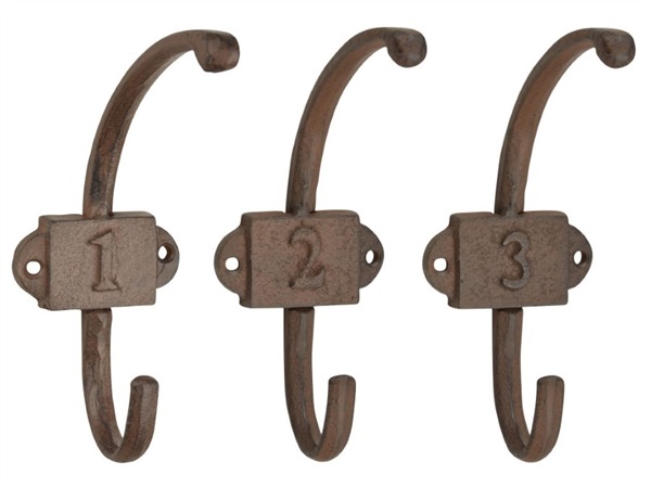 COUNTRY STYLE Appendini in ghisa con numeri assortiti