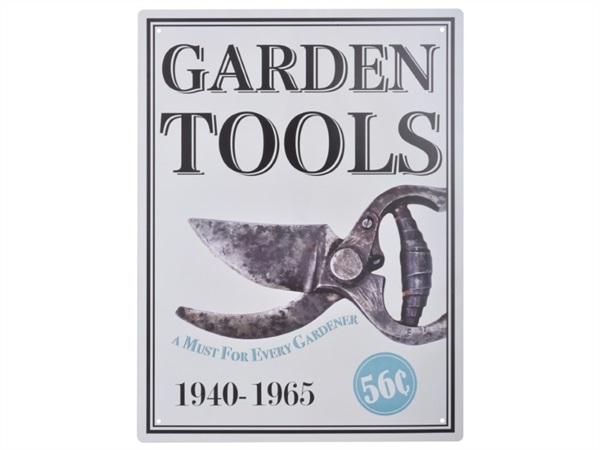 COUNTRY STYLE Insegna Garden Tools