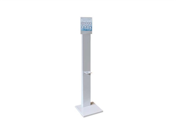 PVS Piantana per dispenser gel, grigio