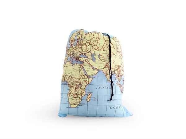 KIKKERLAND EUROPE Borsa da viaggio mappamondo
