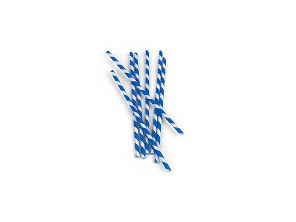 KIKKERLAND EUROPE Cannucce in carta bianche-blu - kikkerland cu13bl
