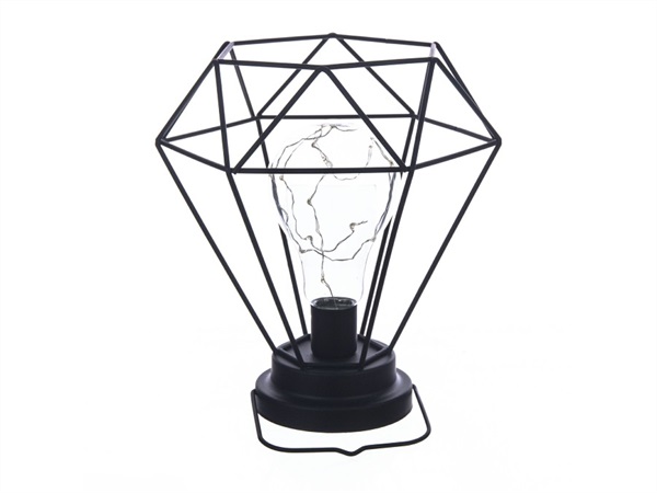 AD TREND LANTERNA DI FERRO LAMPADA 15 LED D19XH23