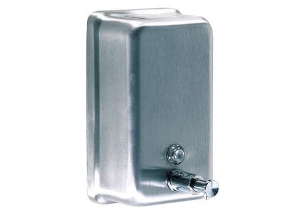 LA BELLA LAVANDERINA Dispenser manuale, acciaio inox 304 satinato per gel igienizzante idroalcolico, 1,2 lt