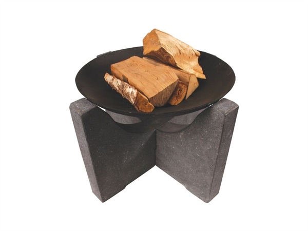 COUNTRY STYLE Grande braciere con base in granito