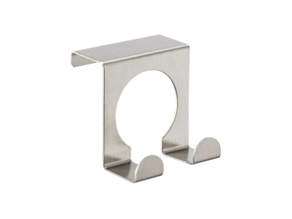 WENKO Gancio doppio, inox satinato