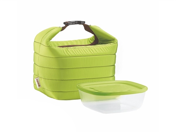 FRATELLI GUZZINI S.P.A. Borsa termica piccola con contenitore salvafreschezza Handy On the Go Verde