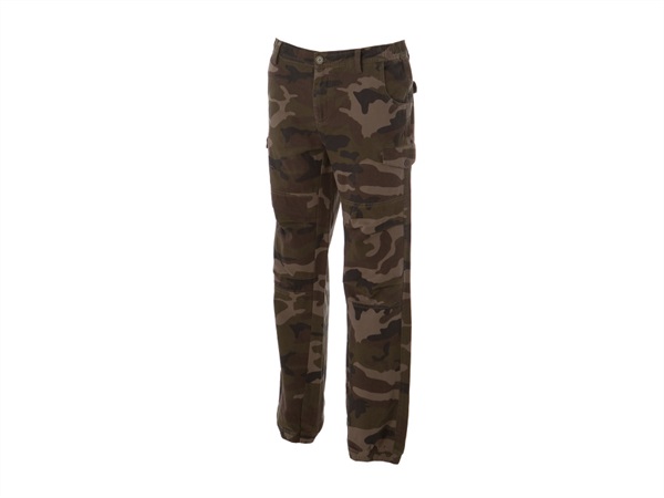 SEI DUE SEI Pantalone kabul, Camouflage Green