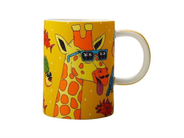 MAXWELL & WILLIAMS Mulga the Artist Mug 450ML Giraffe