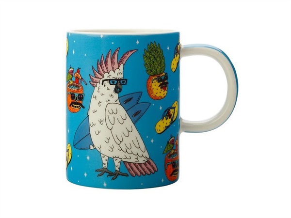 MAXWELL & WILLIAMS Mulga the Artist Mug 450ML Cockatoo
