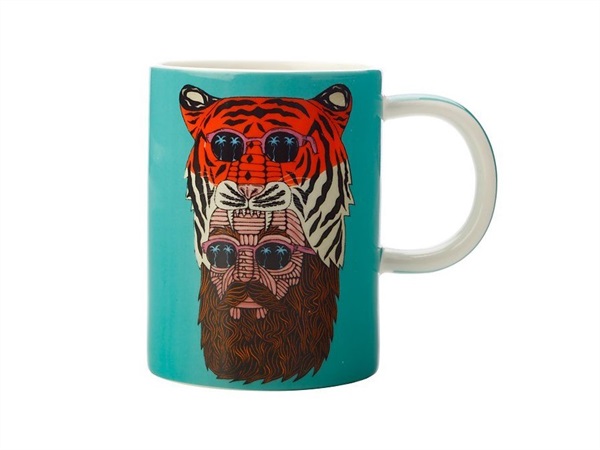 MAXWELL & WILLIAMS Mulga the Artist Mug 450ML Tiger Man