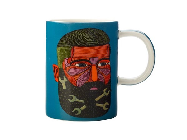 MAXWELL & WILLIAMS Mulga the Artist Mug 450ML Spanner Man