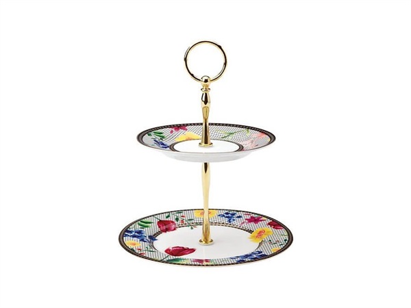 MAXWELL & WILLIAMS Contessa Alzata per torta a 2 livelli bianco