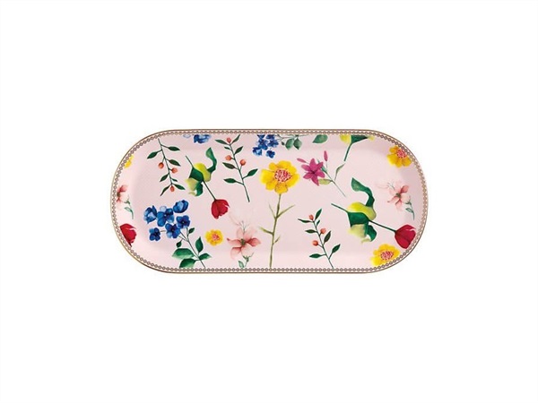MAXWELL & WILLIAMS Contessa Vassoio Oblungo rosa GB 33x15cm