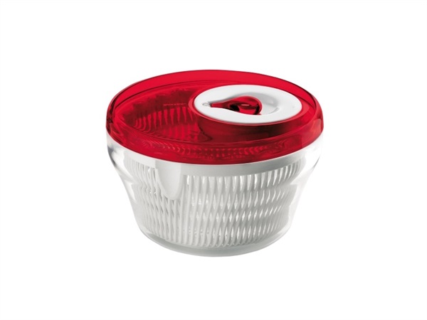 FRATELLI GUZZINI S.P.A. Centrifuga insalata latina in plastica trasparente rosso