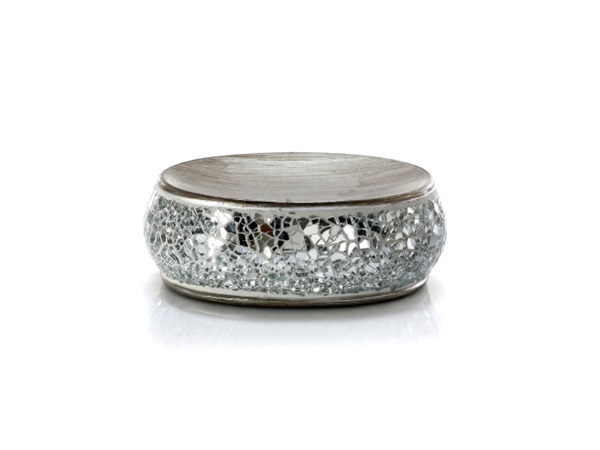 GEDY SPA Portasapone g-myosotis, grigio/argento
