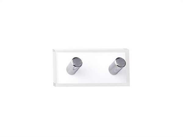 GEDY SPA Appendiabiti doppio gedy rainbow bianco