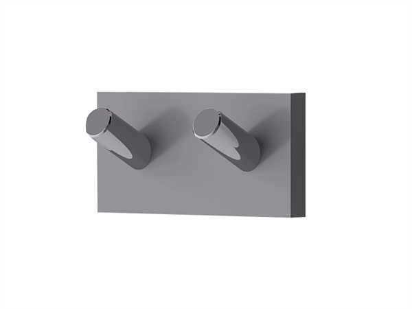 GEDY SPA Appendiabiti doppio gedy rainbow grigio