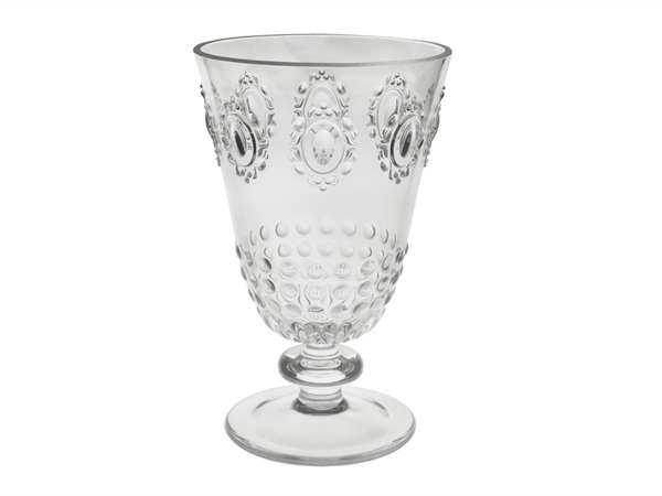 BACI MILANO Bicchiere acqua, baci milano - b&r first class, trasparente filo platino