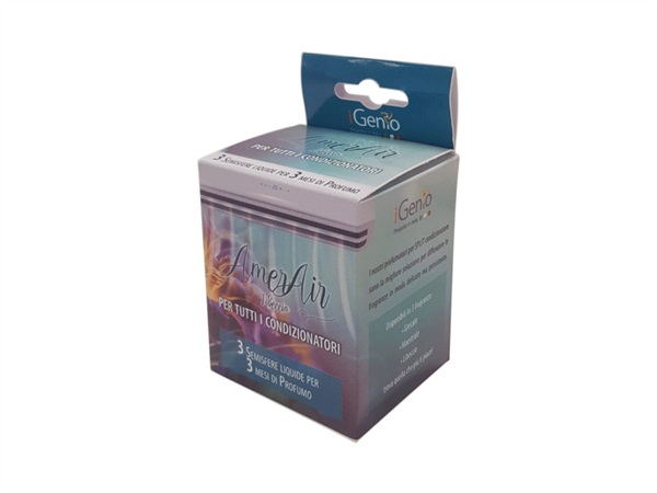 IGENIO Profumo per condizionatore, amerair libeccio, 3 pz