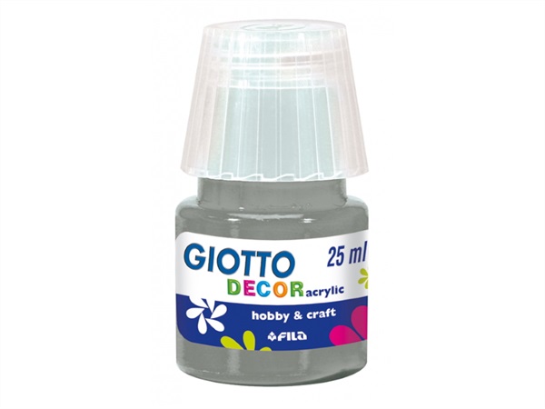 FILA Giotto decor, tempera acrilica, argento 25 ml