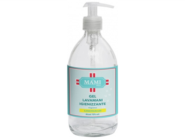 MAMI MILANO Gel igienizzante mani lemongrass, 500ml