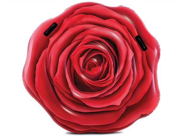 INTEX Materassino rosa rossa 137x132 cm