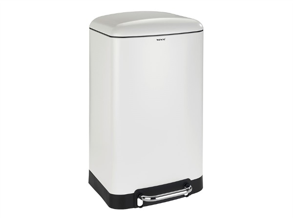 WENKO Pattumiera easy close, 30 lt, bianco