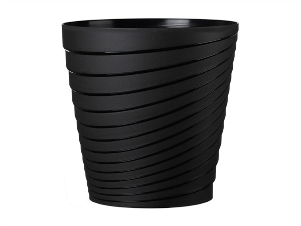 DEROMA Slinky, vaso nero 35 cm