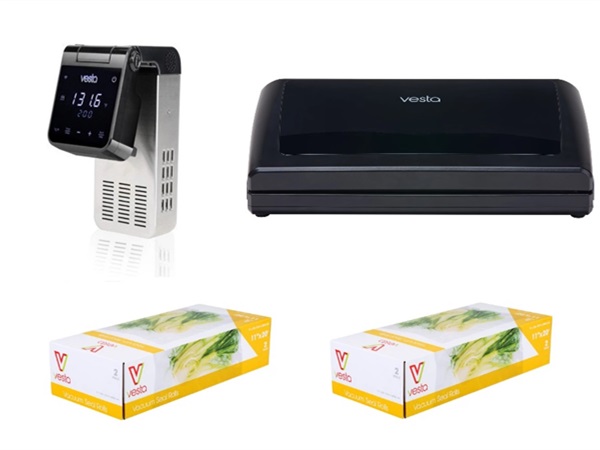 VESTA PRECISION Kit roner ad immersione + barra per il sottovuoto