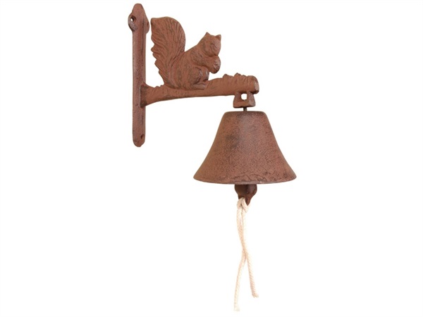 COUNTRY STYLE Campana con scoiattolo