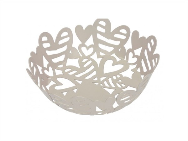 BRANDANI GIFT GROUP S.A.S. BATTICUORE CESTINO PANE TORTORA IN METAL