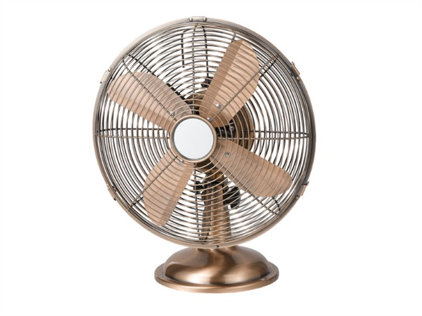 VINCO Ventilatore da tavolo in metallo bronzato 50 watt 40 cm Vinco 70617