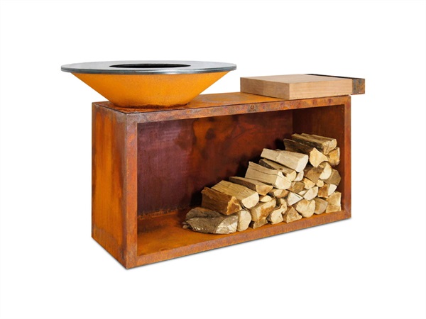 OFYR Barbecue ofyr island teak wood 85