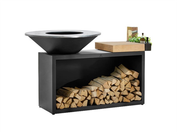 OFYR Barbecue ofyr island black teak wood 85