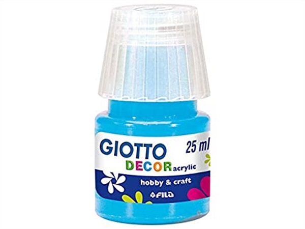 FILA Giotto decor, tempera acrilica, azzurro cielo 25 ml
