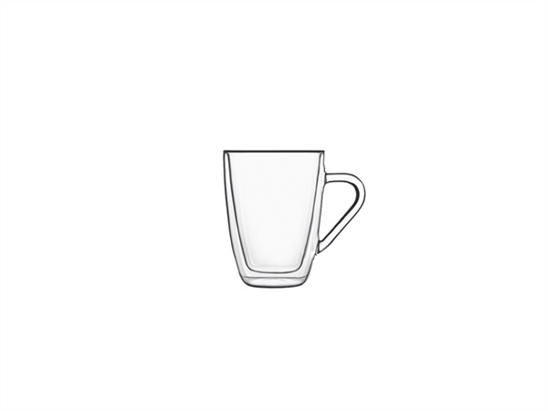 BORMIOLI LUIGI Drink&design, confezione 2 tazze mug, 32 cl