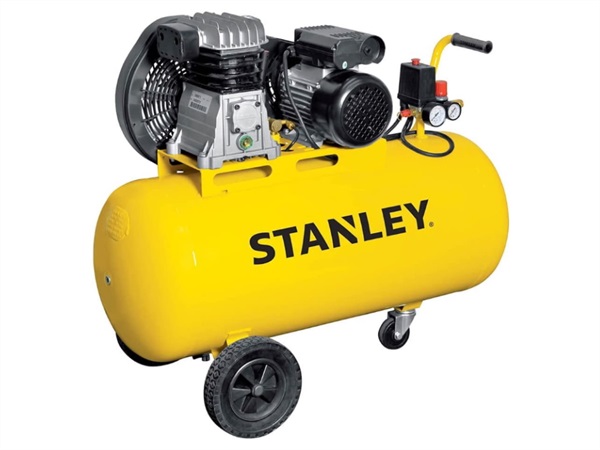 STANLEY Compressore a Olio Trasmissione a Cinghia Monostadio 100L 2Hp Stanley B 251E/9/100