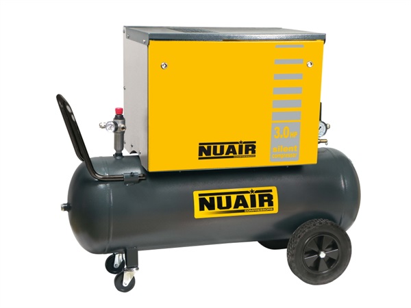 NUAIR Compressore industriale antirumore NUAIR B3800 / 3M / 100 C SIL con trasmissione a cinghia trapezoidale monofase