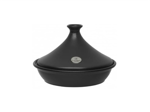 EMILE HENRY-EMILE & CO Tajine, 32 cm, nero