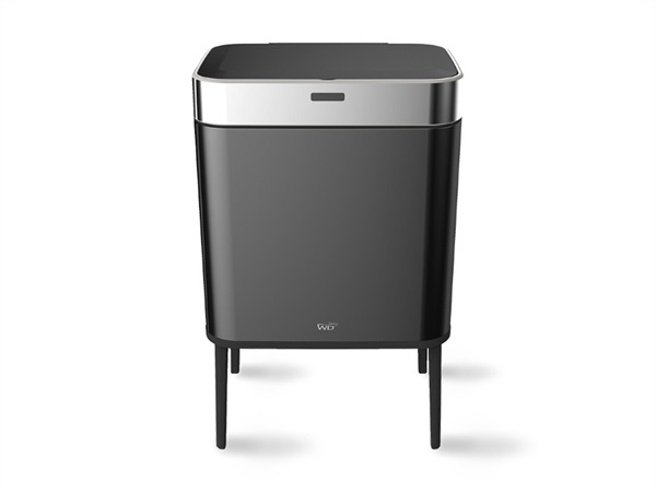 WD LIFESTYLE BIDONE 60L CON PIEDINI NERO