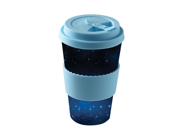 Q.B. BY MOPITA Natural Mug Decoro notte Colore azzurro