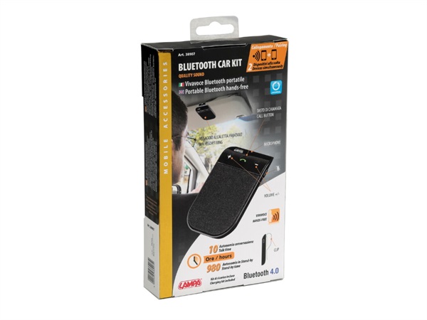 LAMPA Bluetooth car kit, kit vivavoce Bluetooth portatile