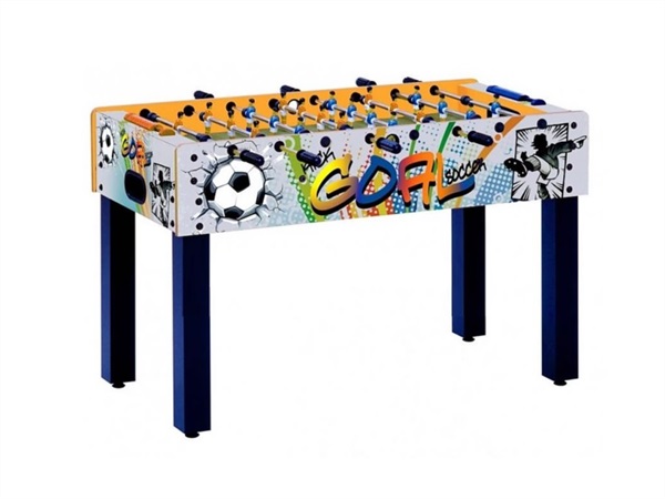 GARLANDO Calciobalilla F1 con grafica GOAL con aste uscenti