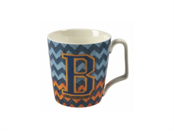 VILLA D'ESTE HOME TIVOLI Monogram Mug B in porcellana