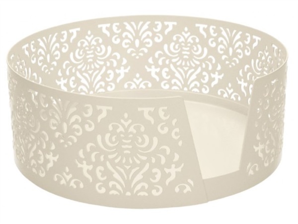 BRANDANI GIFT GROUP S.A.S. JAQUARD, PORTA PIATTI SABBIA METAL