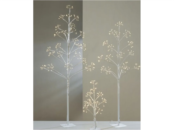 MASCAGNI Albero con luci a led, bianco