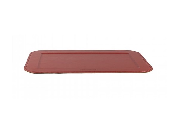 DUTCHDELUXES Xl rectangular, vassoio da portata 64x44, rosso rubino croco